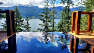 Private Infinity Hot Springs Rentals & Chalets in Halcyon