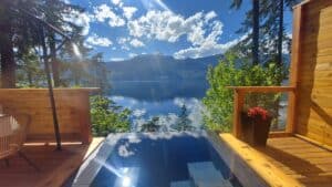 Private Infinity Hot Springs Pools & Chalets in Halcyon