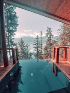 Private Infinity Hot Springs Pools & Chalets in Halcyon