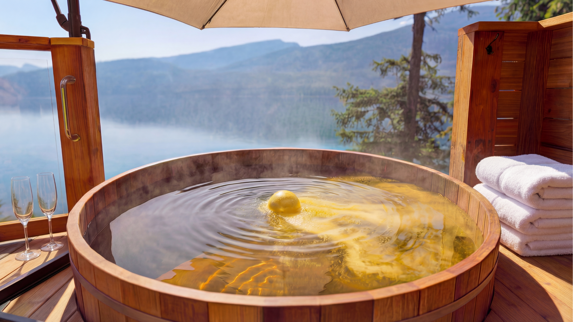 Turn Your Bath Into a Private Hot Springs Experience